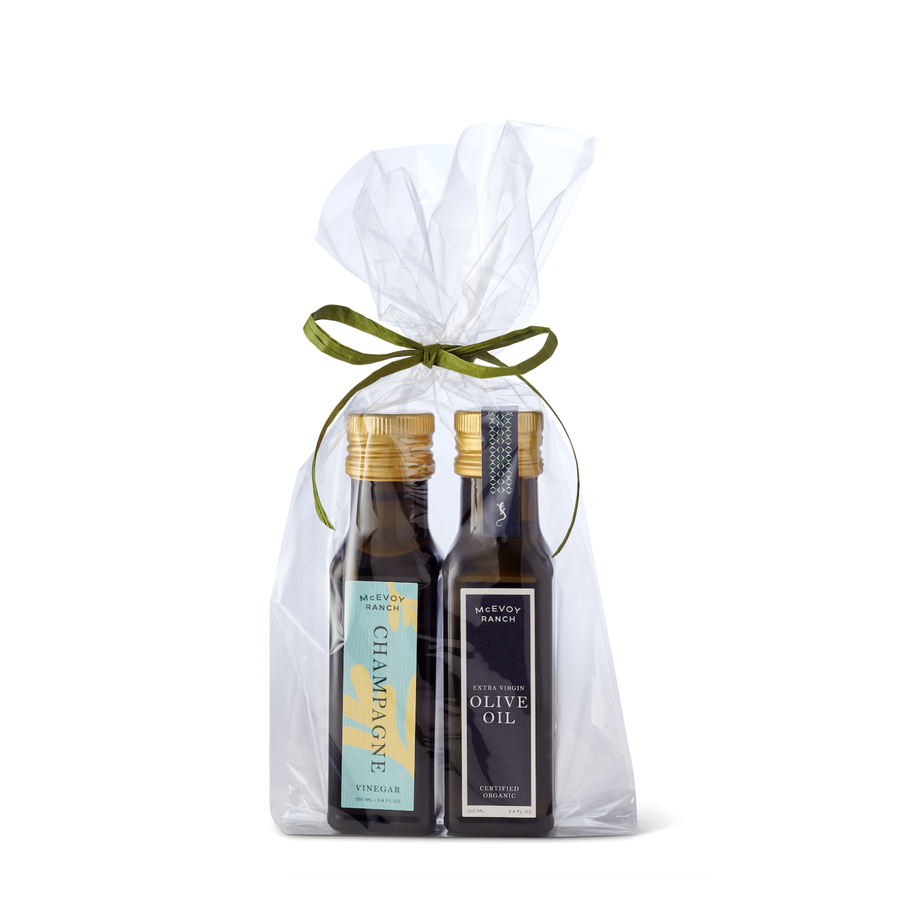 Organic EVOO & Champagne Vinegar Duo